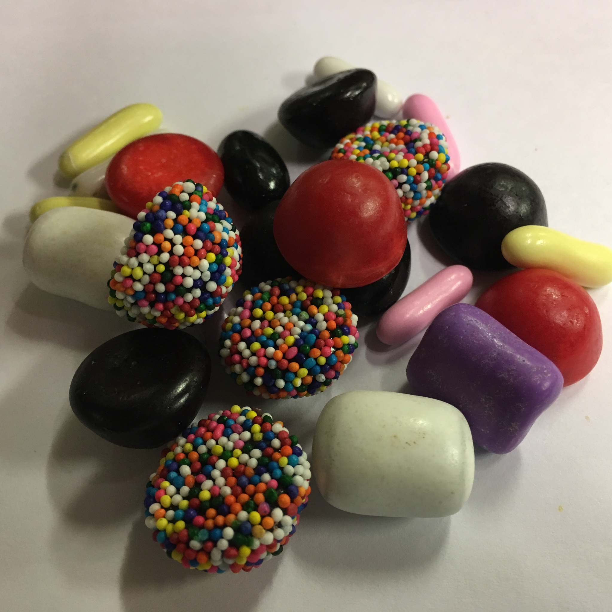 Candy covered licorice